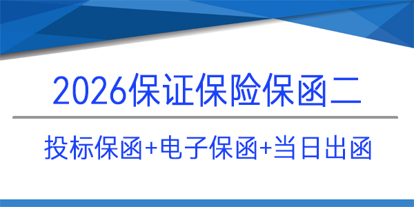 电子投标保函,投标保函,当日出函,保证保险